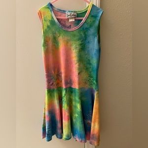 Dori Creations Girls Sleeveless Dress Tie Dye Size 10 Like New